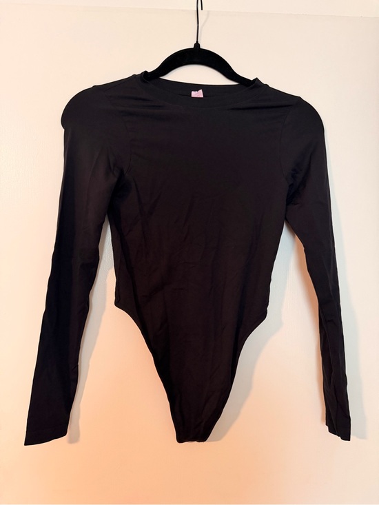 Savage X Fenty Tops - Savage Fenty Stretch Black Long Sleeve Bodysuit